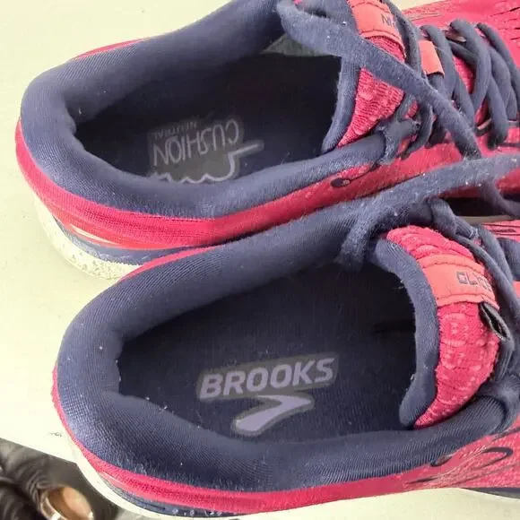 Brooks Glycerin 19 Sneakers Womens 9 Pink Lace Up Low Top Running Athletic Shoes - Picture 10 of 11